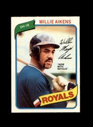1980 WILLIE AIKENS O-PEE-CHEE #191 ROYALS *G7788