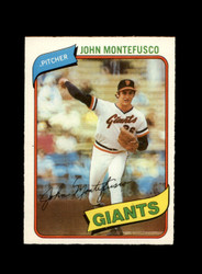 1980 JOHN MONTEFUSCO O-PEE-CHEE #109 GIANTS *G7820