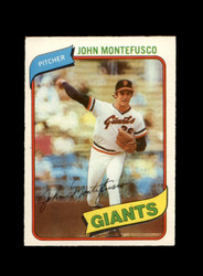 1980 JOHN MONTEFUSCO O-PEE-CHEE #109 GIANTS *G7821