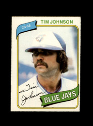 1980 TIM JOHNSON O-PEE-CHEE #155 BLUE JAYS *G7822