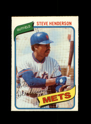 1980 STEVE HENDERSON O-PEE-CHEE #156 METS *G7824