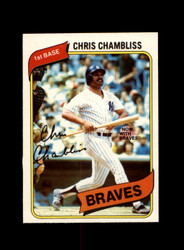 1980 CHRIS CHAMBLISS O-PEE-CHEE #328 BRAVES *G7858