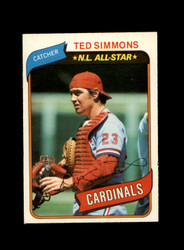 1980 TED SIMMONS O-PEE-CHEE #47 CARDINALS *G7865