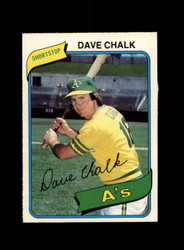 1980 DAVE CHALK O-PEE-CHEE #137 A'S *G7872