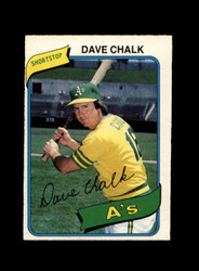 1980 DAVE CHALK O-PEE-CHEE #137 A'S *G7873