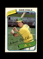 1980 DAVE CHALK O-PEE-CHEE #137 A'S *G7874