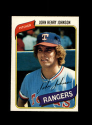 1980 JOHN HENRY JOHNSON O-PEE-CHEE #97 RANGERS *G7889