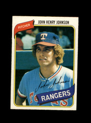 1980 JOHN HENRY JOHNSON O-PEE-CHEE #97 RANGERS *G7890