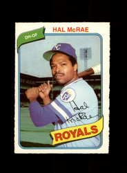 1980 HAL MCRAE O-PEE-CHEE #104 ROYALS *G7901