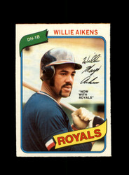 1980 WILLIE AIKENS O-PEE-CHEE #191 ROYALS *G7903