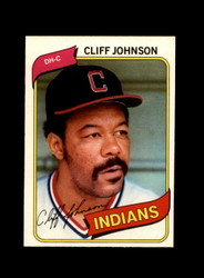 1980 CLIFF JOHNSON O-PEE-CHEE #321 INDIANS *G7953