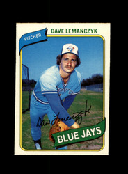 1980 DAVE LEMANCZYK O-PEE-CHEE #68 BLUE JAYS *G7958