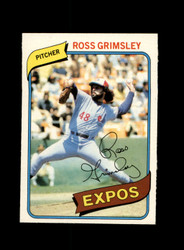 1980 ROSS GRIMSLEY O-PEE-CHEE #195 EXPOS *G7963