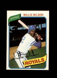 1980 WILLIE WILSON O-PEE-CHEE #87 ROYALS *G7978