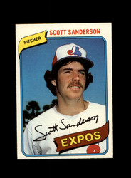 1980 SCOTT SANDERSON O-PEE-CHEE #301 EXPOS *G7983