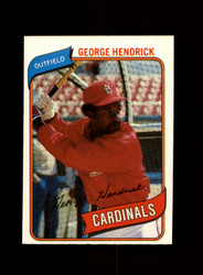 1980 GEORGE HENDRICK O-PEE-CHEE #184 CARDINALS *G9033