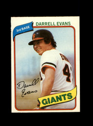 1980 DARRELL EVANS O-PEE-CHEE #81 GIANTS *G9054