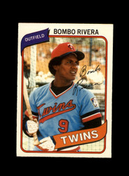 1980 BOMBO RIVERA O-PEE-CHEE #22 TWINS *G9083