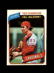 1980 TED SIMMONS O-PEE-CHEE #47 CARDINALS *G9129