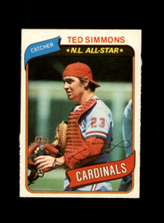 1980 TED SIMMONS O-PEE-CHEE #47 CARDINALS *G9161