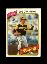 1980 BOB OWCHINKO O-PEE-CHEE #44 INDIANS *G9230