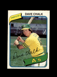 1980 DAVE CHALK O-PEE-CHEE #137 A'S *G9294