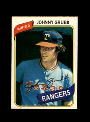 1980 JOHNNY GRUBB O-PEE-CHEE #165 RANGERS *G9300