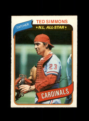 1980 TED SIMMONS O-PEE-CHEE #47 CARDINALS *G9331