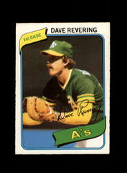 1980 DAVE REVERING O-PEE-CHEE #227 A'S *G9471