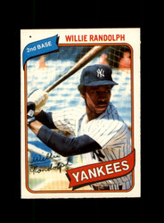 1980 WILLIE RANDOLPH O-PEE-CHEE #239 YANKEES *G9496