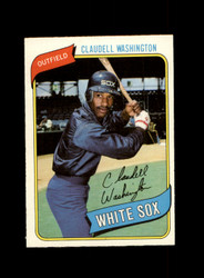 1980 CLAUDELL WASHINGTON O-PEE-CHEE #171 WHITE SOX *G9525