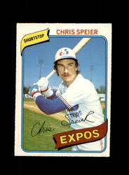1980 CHRIS SPEIER O-PEE-CHEE #168 EXPOS *G9530