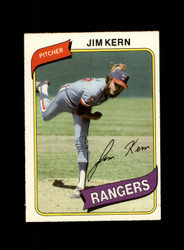 1980 JIM KERN O-PEE-CHEE #192 RANGERS *G9578