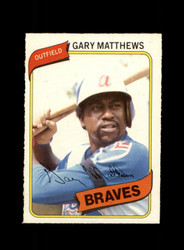 1980 GARY MATTHEWS O-PEE-CHEE #186 BRAVES *G9589