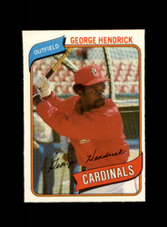 1980 GEORGE HENDRICK O-PEE-CHEE #184 CARDINALS *G9591
