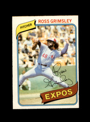 1980 ROSS GRIMSLEY O-PEE-CHEE #195 EXPOS *G9606
