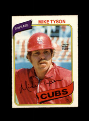 1980 MIKE TYSON O-PEE-CHEE #252 CUBS *G9618