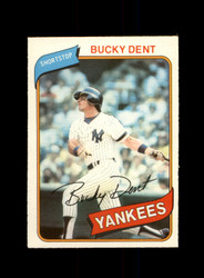 1980 BUCKY DENT O-PEE-CHEE #33 YANKEES *G9637