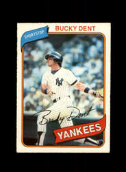 1980 BUCKY DENT O-PEE-CHEE #33 YANKEES *G9638