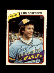 1980 LARY SORENSEN O-PEE-CHEE #84 BREWERS *G9655