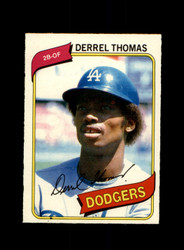 1980 DERREL THOMAS O-PEE-CHEE #9 DODGERS *G9671