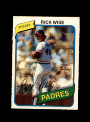 1980 RICK WISE O-PEE-CHEE #370 PADRES *G9680