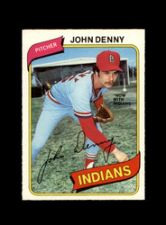 1980 JOHN DENNY O-PEE-CHEE #242 INDIANS *G9714