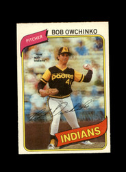 1980 BOB OWCHINKO O-PEE-CHEE #44 INDIANS *G9725