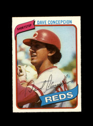 1980 DAVE CONCEPCION O-PEE-CHEE #117 REDS *G9736