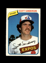 1980 SCOTT SANDERSON O-PEE-CHEE #301 EXPOS *G9739