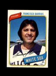 1980 FRANCISCO BARRIOS O-PEE-CHEE #58 WHITE SOX *G9748