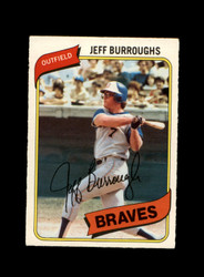 1980 JEFF BURROUGHS O-PEE-CHEE #283 BRAVES *G9753