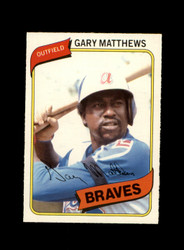 1980 GARY MATTHEWS O-PEE-CHEE #186 BRAVES *G9754
