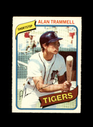1980 ALAN TRAMMELL O-PEE-CHEE #123 TIGERS *G9765